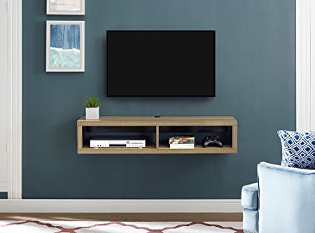 Martin Furniture IMSE350B Floating TV Console, 48", Burka Bark