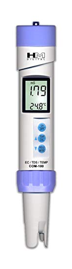 HM Digital Meters HM Digital COM-100 Waterproof EC/TDS/Temp Combo Meter