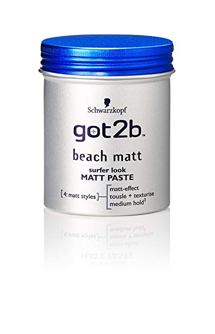 Schwarzkopf Got2b Beach Matt Surfer Look Matt Paste, 100ml