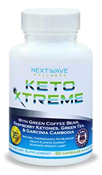 Keto Xtreme - Ketogenic Diet Pills (60 Capsules)-Natural Fat Burner, Weight Loss & Energy Boost Supplement for Men and Women - with Green Coffee Bean, Raspberry Ketones, Garcinia Cambogia   Free Ebook
