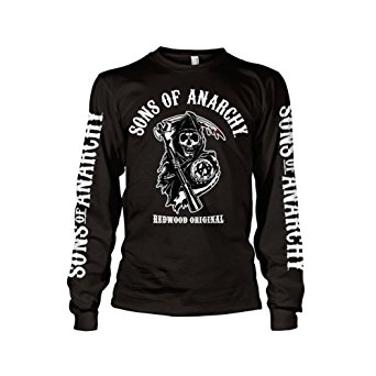 Officially Licensed Sons Of Anarchy - Redwood Original Long Sleeve T-Shirt (Black)