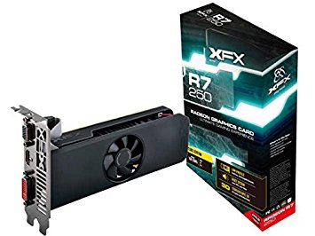 XFX R7 250 Low Profile Boost Ready 1GB DDR5 HDMI DVI VGA Graphics Cards R7250AZLF4