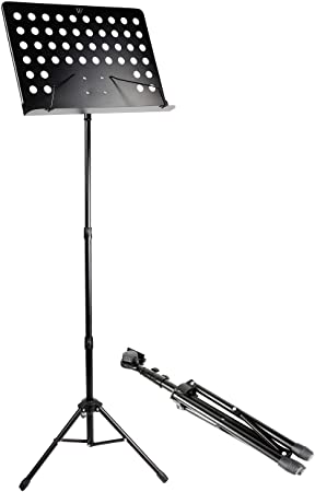 Windsor G905  Orchestral Music Stand Fully Adjustable Sheet Music Stand in Black