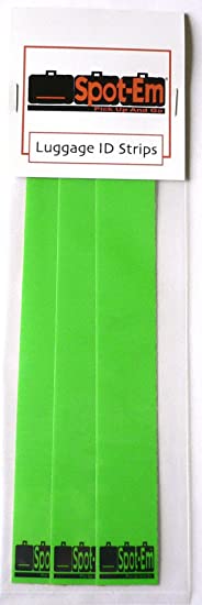 Spot-Em Luggage Identification Strips (Green)