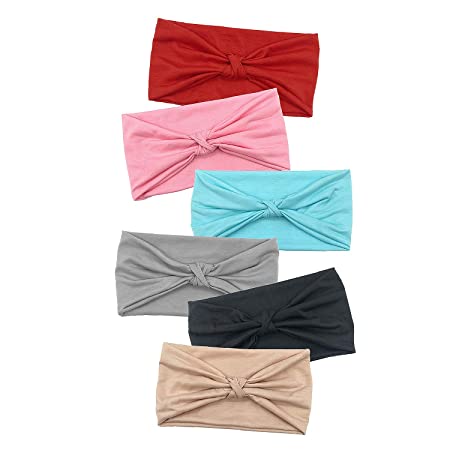 Goiio 6Pcs Headbands For Women Elastic Turban