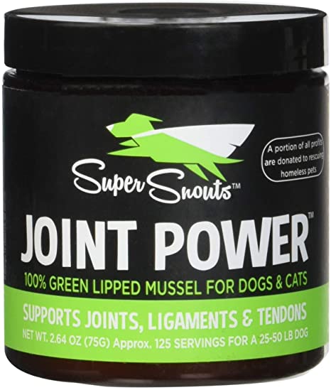 Super Snouts Joint Power | Immune Health | 100 % Green Lipped Mussel (75 grams)