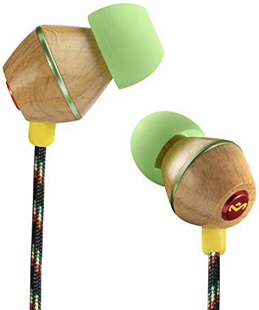 The House of Marley EM-JE013-RT People Get Ready - Jammin' In-Ear Headphone with 3-Button Mic - Roots