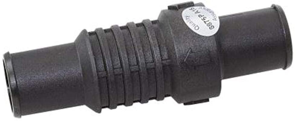 Whale LV1219 Non-Return Inline Valve, for Use with ¾-Inch and 1-Inch Diameter Pipes, Nitrile Construction