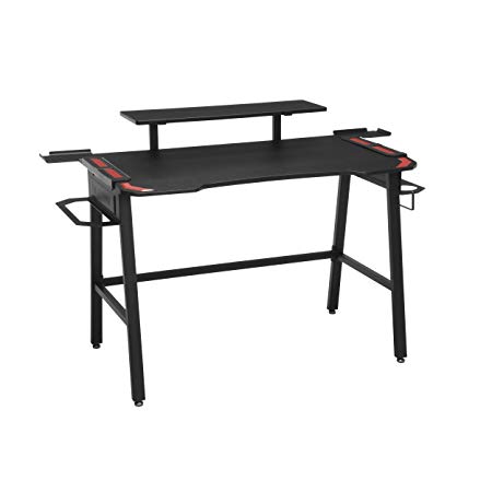 RESPAWN 1010 Gaming Computer Desk, in Red (RSP-1010-RED), Fixed Height