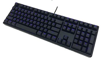 Ducky One Blue LED Backlit Mechanical Keyboard (Brown Cherry MX)