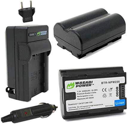 Wasabi Power Battery (2-Pack) and Charger for Fujifilm NP-W235 and Fuji X-T4