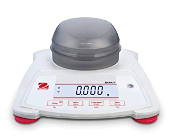 OHAUS 30253017 Model SPX123 Scout Balance, 120 g Capacity x 0.001 g Readability