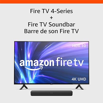 Amazon Fire TV 4-Series 50" with Fire TV Soundbar