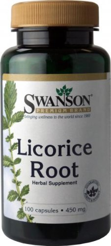 Swanson Licorice Root 450mg, 100 Capsules