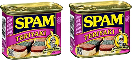 Spam Luncheon Meat Can, Teriyaki, 12 Ounce (2 Pack)