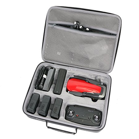 Hard Travel Case for DJI Mavic Air Fly More Combo Onyx Portable Foldable Quadcopter Drone by co2CREA