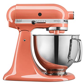 KitchenAid KSM150PSPH Artisan Tilt-Head Stand Mixer with Pouring Shield, 5-Quart, Bird of Paradise