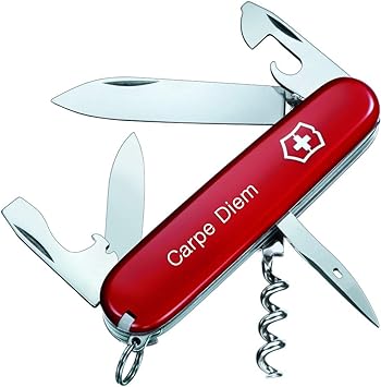 Personalized Red Spartan Swiss Army Knife by Victorinox