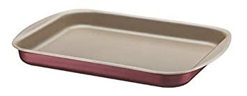 Flat Roast PAN - RED - 27 CMS - Non Stick - TRAMONTINA, Brazil