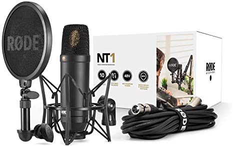 Rode NT1 Kit Large-Diaphragm Cardioid Condenser Microphone