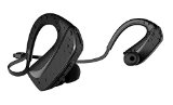 Jarv Pure Fit Sport Wireless Bluetooth Earbuds - Sweatproof and Water Resistant Ear Hook Design Bluetooth Headphones NOW SHIPPING NEW 2016 UPDATED VERSION - Black