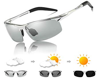 Lcbestbro Men's fashion Polarized Sunglasses for Driving Fishing Golf Metal FrameUV400 FDA certification