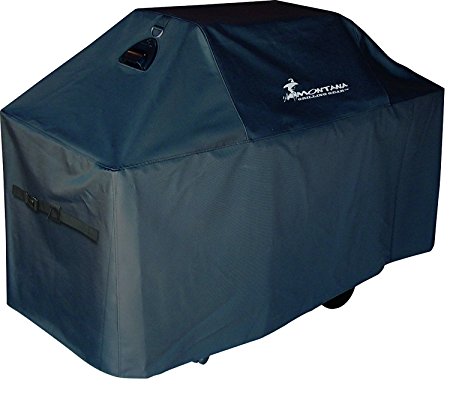 Montana Grilling Gear Premium Grill Cover - Patented Ventilation Technology Reduces Damaging Condensation Build Up – Heavy Duty, Weatherproof, Waterproof Material – 5 Year Warranty – 54”