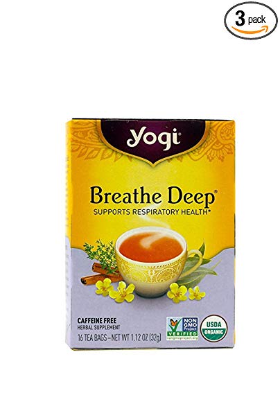 Yogi 27037-3pack Yogi Breathe Deep Tea - 3x16 bag