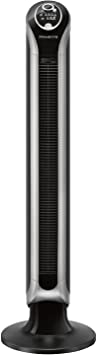 Rowenta Eole Infinite VU6670F0 Digital Tower Fan / Black & Silver