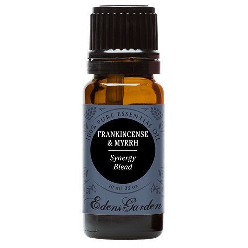 Edens Garden Frankincense & Myrrh Synergy Blend Essential Oil - 10 ml (Cedarwood Himalayan, Cedarwood Virginia, Cistus, Frankincense, Myrrh, and Vanilla)