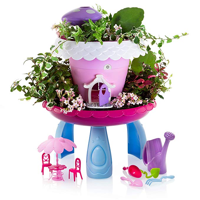 Advanced Play My Fairy Garden Kit Kids Gardening Set Indoor Outdoor Play Activity Gardening Tool Set Toys Kids Toddlers Girls Boys Ages 3