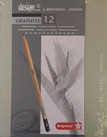 Bruynzeel Design Graphite Pencils, Box Set of 12