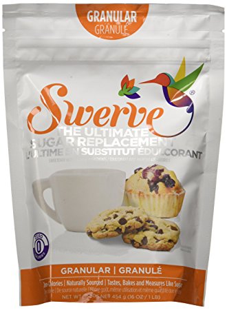 Swerve Sweetener, Granular, 16 oz, 3pk