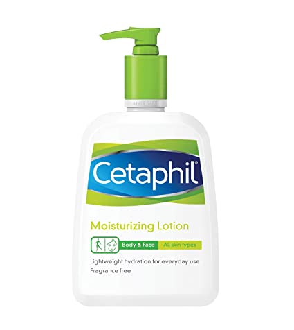 Cetaphil Moisturizing Lotion for All Skin Types, Body and Face Lotion, 20 Ounce Pump Bottle