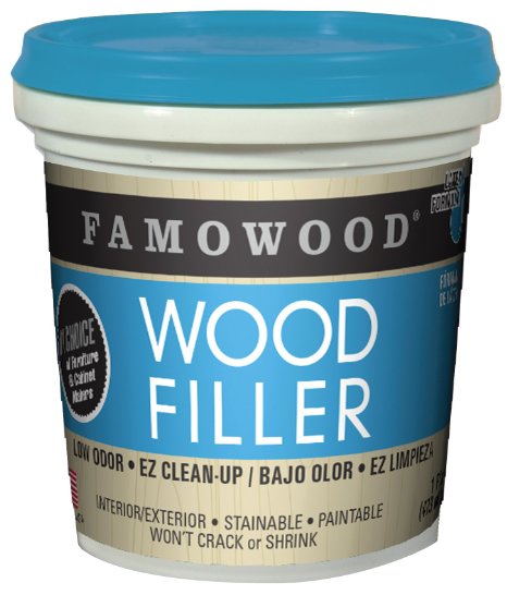 FAMOWOOD Latex Wood Filler - Golden Oak - Pint (473mL)