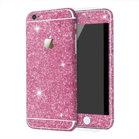 Furivy Bling Sticker for Apple iPhone 6s (4.7") Luxury Sparkle Full Body Decal Glitter Protector Films for iPhone 6s Rose