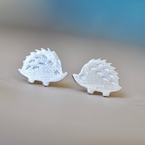 Adorable Hedgehog Earrings in Sterling Silver 925 Jamber Jewels