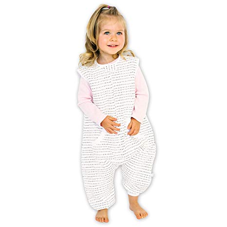 TEALBEE DREAMSUIT: Toddler and Early Walker Baby Wearable Blanket - 1.5 TOG Sleeping Sack with Feet keeps Toddlers & Babies Warm during Sleep from Summer to Winter - Softest Sleepsuit (2t-3t, X-Large)