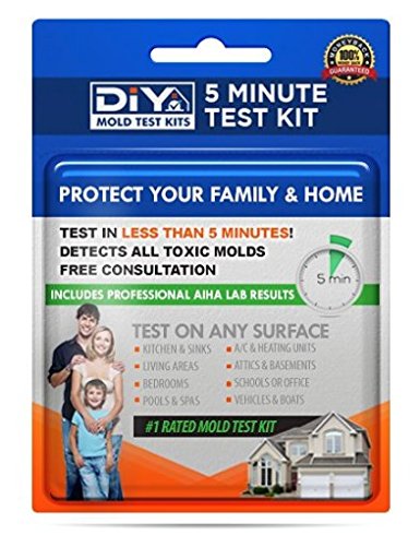 DIY Mold Test Kits - Five Minute Home Mold Testing Kit - Certified Lab Results Included Free