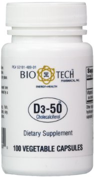 Biotech Pharmacal - D3-50 (50,000iu) - 100 Vcaps