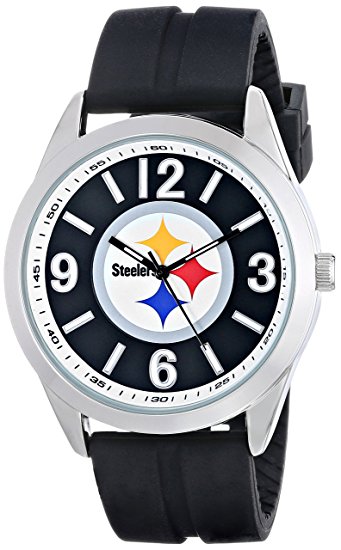 Game Time Men's NFL-VAR-PIT "Varsity" Watch - Pittsburgh Steelers
