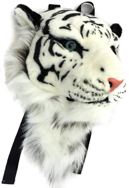 VIAHART Authentic Tigerdome White Siberian Tiger Backpack and Wall Mount