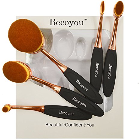 Makeup Brushes Set, Becoyou New Fashionable Super Soft Oval Toothbrush Makeup Brush Cosmetic Brushes