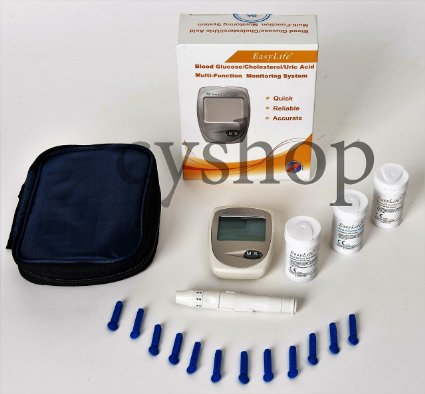Easylife Cholesterol,Uric Acid,Glucose Meter Test Kit
