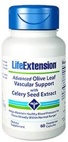 Advanced Olive Leaf Vascular Support with Celery Seed Extract 60 Vegetarian Capsules-Pack-2