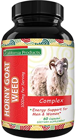 Horny Goat Weed Herbal Extracts - Horny Goat Weed for Men and Womens Energy Support with Maca Root Tribulus Terrestris and Saw Palmetto