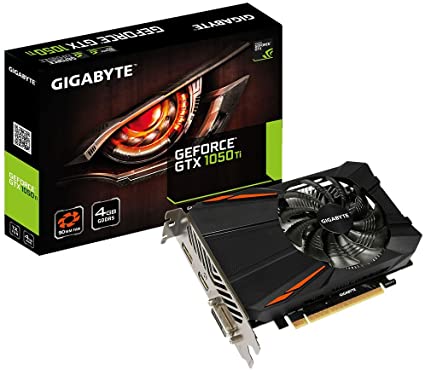 GIGABYTE NVIDIA GeForce GTX 1050&nbsp;D5&nbsp;4&nbsp;G 4&nbsp;GB di memoria GDDR5&nbsp;128&nbsp;Bit scheda grafica PCI Express 3&nbsp;HDMI/DP/DVI, GV-N105TD5-4GD, colore: nero