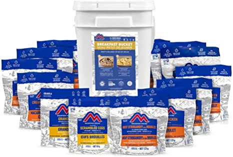 Mountain House Breakfast Assortment Bucket, 16 Pouches