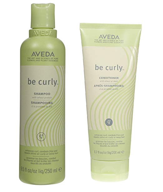 Aveda Be Curly Conditioner 6.7oz and Shampoo 8.5 oz Duo Set