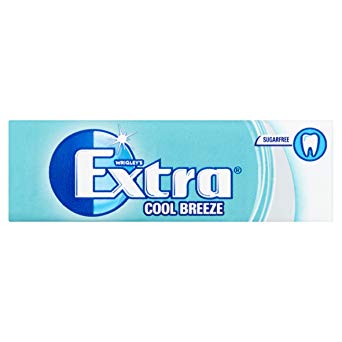 Wrigley's Extra Cool Breeze Sugarfree Chewing Gum 10 Pieces x 30